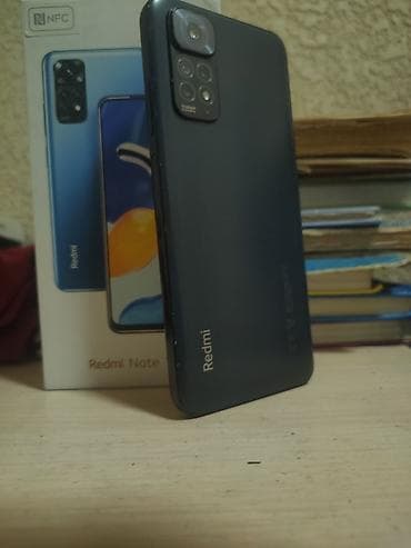 Redmi, Redmi Note 11S, Б/у, 128 ГБ, цвет - Черный, 2 SIM at lalafo.kg Redmi, Redmi Note 11S, Б/у, 128 ГБ, цвет - Черный, 2 SIM