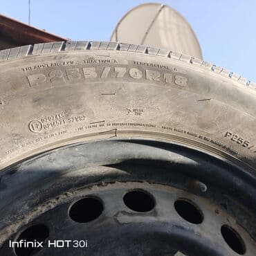 Колеса в сборе 255 / 70 / R 18, Всесезонная, Б/у, 1 шт, Внедорожные (АТ/МТ), Железные, отверстий - 5 at lalafo.kg Колеса в сборе 255 / 70 / R 18, Всесезонная, Б/у, 1 шт, Внедорожные (АТ/МТ), Железные, отверстий - 5