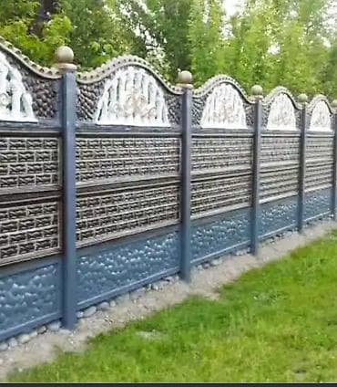 Кирпич тосмолор: Еврозаборы . высота 0. 5 м до 2.5м .И стойки для ограждения 2м.,2.5м lalafo.kg да — 8 Кирпич тосмолор: Еврозаборы . высота 0. 5 м до 2.5м .И стойки для ограждения 2м.,2.5м — 8