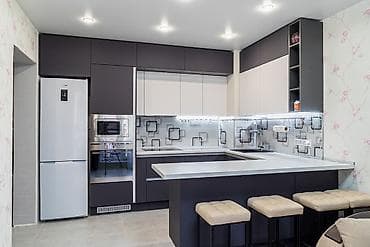 Кухонный гарнитур, цвет - Серый at lalafo.kg Кухонный гарнитур, цвет - Серый