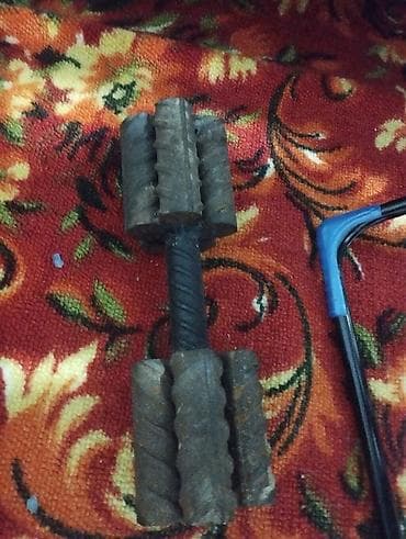 Самодельные гантели из металлопроката - Комплект: 2 по 13 Алин 7 кило at lalafo.kg Самодельные гантели из металлопроката - Комплект: 2 по 13 Алин 7 кило