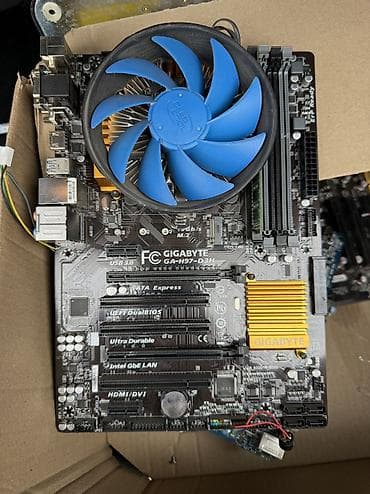 Материнская плата, Б/у, Для ПК at lalafo.kg Материнская плата, Б/у, Для ПК