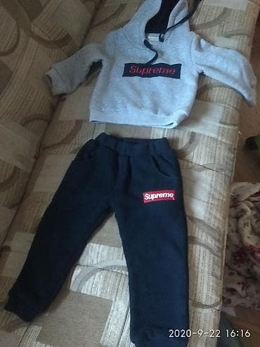 Продаю спортивный костюм утеплённый на осень,купили не по размеру at lalafo.kg Продаю спортивный костюм утеплённый на осень,купили не по размеру