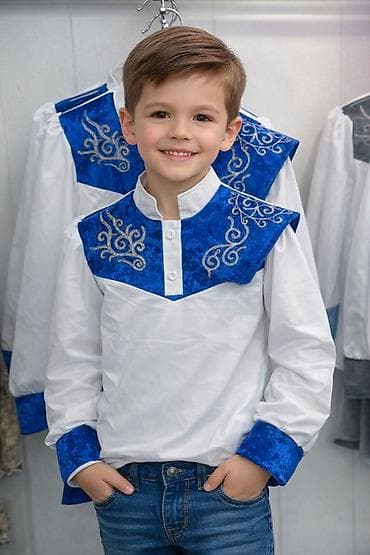 Рубашка, цвет - Синий at lalafo.kg Рубашка, цвет - Синий