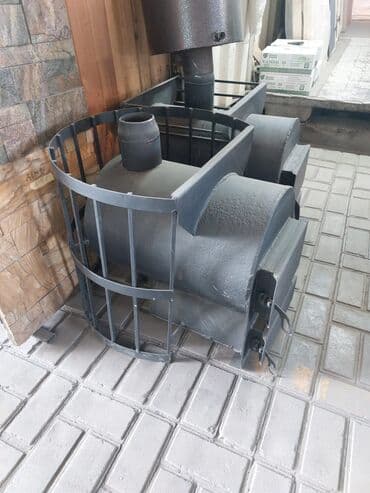 Тип: металлическая печь на твердом топливе (дрова). - Конструкция at lalafo.kg Тип: металлическая печь на твердом топливе (дрова). - Конструкция