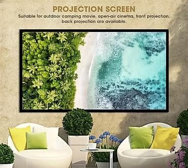 Другое ТВ и видео: Экран для проектора, формат 16:9 - Подходит для Full HD 1080p и 4K at lalafo.kg — 2 Другое ТВ и видео: Экран для проектора, формат 16:9 - Подходит для Full HD 1080p и 4K — 2