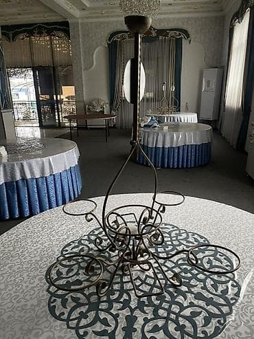 Кованая стойка-подставка для сервировки/декора - Материал: металл at lalafo.kg Кованая стойка-подставка для сервировки/декора - Материал: металл