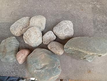 Набор природных валунов/гальки для ландшафта и декора. Состав: - at lalafo.kg Набор природных валунов/гальки для ландшафта и декора. Состав: -