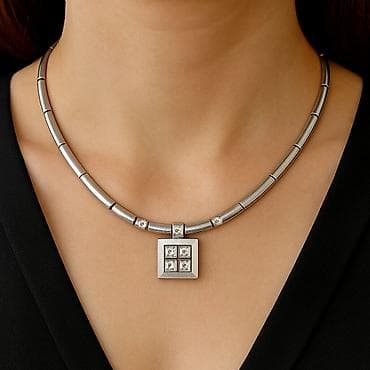Колье К, ожерелье в стиле Арт Деко — роскошь геометрии и блеска эпохи at lalafo.kg Колье К, ожерелье в стиле Арт Деко — роскошь геометрии и блеска эпохи