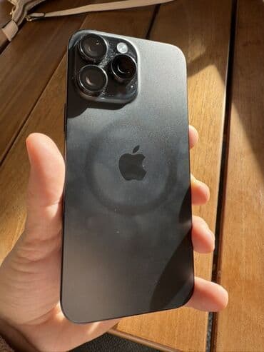 IPhone 16 Pro Max, Б/у, 256 ГБ, Черный, Кабель, 93 % at lalafo.kg IPhone 16 Pro Max, Б/у, 256 ГБ, Черный, Кабель, 93 %