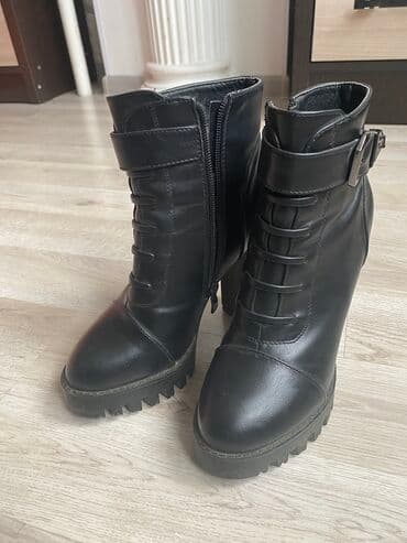Ботильоны 37 размера! Почти новые, носила один раз, размер не подошёл at lalafo.kg Ботильоны 37 размера! Почти новые, носила один раз, размер не подошёл
