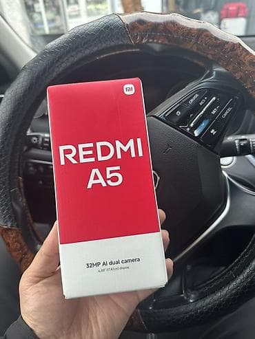 Redmi, Redmi A5, Новый, 64 ГБ, цвет - Черный, 2 SIM at lalafo.kg Redmi, Redmi A5, Новый, 64 ГБ, цвет - Черный, 2 SIM