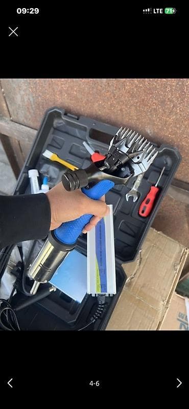 Электрическая машинка для стрижки овец/коз в кейсе (профессиональный lalafo.kg да Электрическая машинка для стрижки овец/коз в кейсе (профессиональный