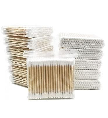 Ватные палочки с двойными наконечниками (белые) в компактной at lalafo.kg Ватные палочки с двойными наконечниками (белые) в компактной