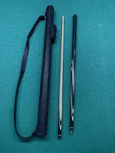 Бильярдный кий разборный + жесткий тубус - Кий двухсоставной: турняк at lalafo.kg Бильярдный кий разборный + жесткий тубус - Кий двухсоставной: турняк