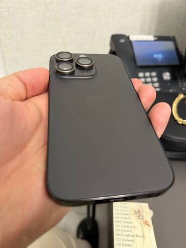 IPhone 14 Pro, Б/у, 256 ГБ, Black Titanium, 81 % at lalafo.kg IPhone 14 Pro, Б/у, 256 ГБ, Black Titanium, 81 %