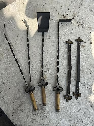 Өрт жабдуулары: Кованый набор для камина/мангала «Курган» - Комплект кованых lalafo.kg да — 5 Өрт жабдуулары: Кованый набор для камина/мангала «Курган» - Комплект кованых — 5