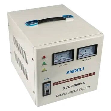 Стабилизатор напряжения ANDELI SVC-3000VA (Вх.: 150-250В, Вых.: 110В at lalafo.kg Стабилизатор напряжения ANDELI SVC-3000VA (Вх.: 150-250В, Вых.: 110В