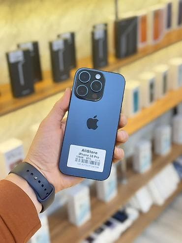 IPhone 16 Pro, Б/у, 128 ГБ, Синий, Зарядное устройство, Защитное стекло, Чехол, В рассрочку, 97 % at lalafo.kg IPhone 16 Pro, Б/у, 128 ГБ, Синий, Зарядное устройство, Защитное стекло, Чехол, В рассрочку, 97 %