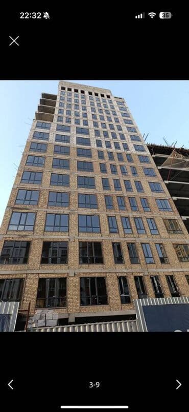 1 комната, 44 м², 9 этаж, ПСО (под самоотделку) at lalafo.kg 1 комната, 44 м², 9 этаж, ПСО (под самоотделку)