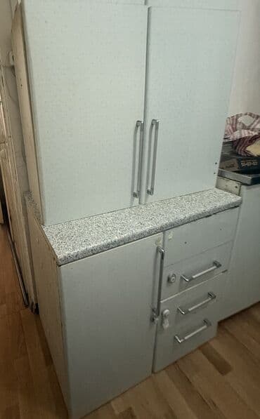 Кухонный шкаф, Б/у, Напольный, ЛДСП at lalafo.kg Кухонный шкаф, Б/у, Напольный, ЛДСП