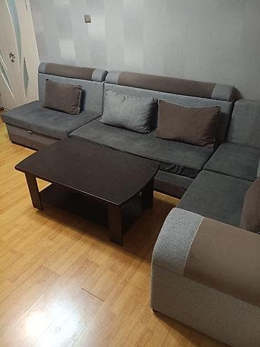 Офис эмереги: Диван модульный, раскладной .Состоит из 4 частей + тумба для lalafo.kg да — 4 Офис эмереги: Диван модульный, раскладной .Состоит из 4 частей + тумба для — 4