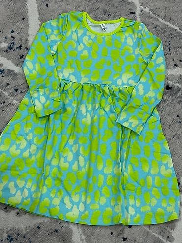 Детское платье, цвет - Зеленый, Новый at lalafo.kg Детское платье, цвет - Зеленый, Новый