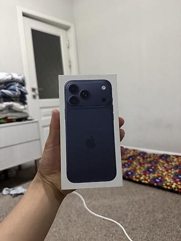 IPhone 17 Pro Max, Новый, 1 ТБ, Blue Titanium, Коробка, 100 % at lalafo.kg IPhone 17 Pro Max, Новый, 1 ТБ, Blue Titanium, Коробка, 100 %