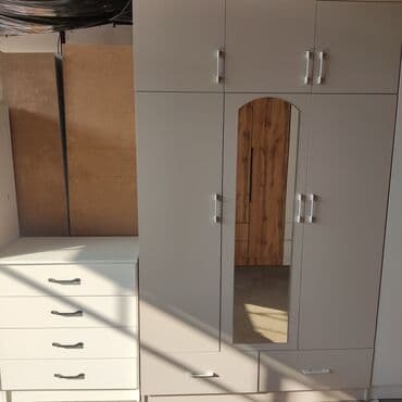 шкаф в расрочку: Шкаф для одежды, Новый, Прямой, ЛДСП at lalafo.kg — 12 шкаф в расрочку: Шкаф для одежды, Новый, Прямой, ЛДСП — 12