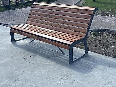 Скамейка Со спинкой, Без крыши at lalafo.kg Скамейка Со спинкой, Без крыши