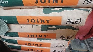 Сухая строительная смесь AlinEX JOINT, мешки по 25 кг. Назначение: - at lalafo.kg Сухая строительная смесь AlinEX JOINT, мешки по 25 кг. Назначение: -