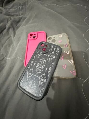 Набор из 3 чехлов для iPhone 13 (версии с двумя камерами): - Черный с at lalafo.kg Набор из 3 чехлов для iPhone 13 (версии с двумя камерами): - Черный с