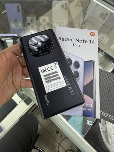 Redmi, Redmi Note 14 Pro, Б/у, 512 ГБ, цвет - Черный, 1 SIM, 2 SIM at lalafo.kg Redmi, Redmi Note 14 Pro, Б/у, 512 ГБ, цвет - Черный, 1 SIM, 2 SIM