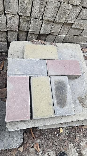 Тротуарная плитка/брусчатка - Формат: прямоугольный «кирпичик» at lalafo.kg Тротуарная плитка/брусчатка - Формат: прямоугольный «кирпичик»