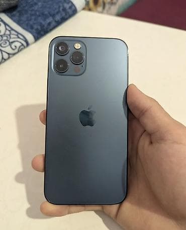 IPhone 12 Pro, Б/у, 256 ГБ, Pacific Blue, Зарядное устройство, 88 % at lalafo.kg IPhone 12 Pro, Б/у, 256 ГБ, Pacific Blue, Зарядное устройство, 88 %