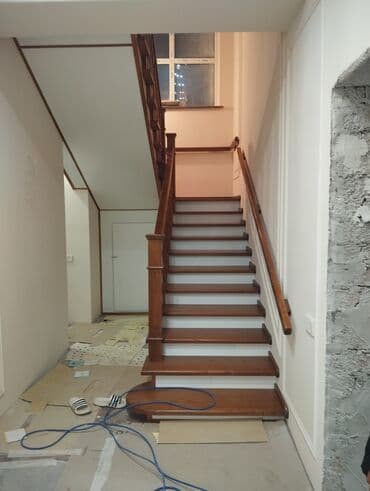 Буюртмага тосмолор: Агач тепкичи Жеке менчик үй үчүн, Тепкичтин формасы: Көп марштуу, Стиль: Классикалык lalafo.kg да — 6 Буюртмага тосмолор: Агач тепкичи Жеке менчик үй үчүн, Тепкичтин формасы: Көп марштуу, Стиль: Классикалык — 6