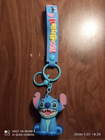 Брелок-аксессуар «Lilo & Stitch» - Яркий брелок с фигуркой Стича at lalafo.kg Брелок-аксессуар «Lilo & Stitch» - Яркий брелок с фигуркой Стича