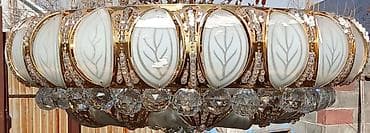 Башка жарыктандыруу: Продаются потолочных, б/у, одинаковых 7 люстр золотистого цвета lalafo.kg да — 4 Башка жарыктандыруу: Продаются потолочных, б/у, одинаковых 7 люстр золотистого цвета — 4