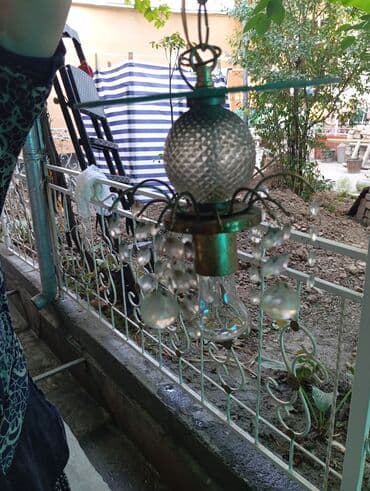 Светильник-люстра, выполненный в стиле лофт, с элементами декора из at lalafo.kg Светильник-люстра, выполненный в стиле лофт, с элементами декора из