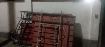 Металлические распашные ворота с художественной ковкой - Материал at lalafo.kg Металлические распашные ворота с художественной ковкой - Материал