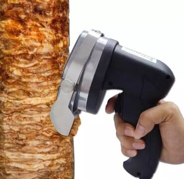 Электрический нож для резки шаурмы, слайсер для кебаба at lalafo.kg Электрический нож для резки шаурмы, слайсер для кебаба