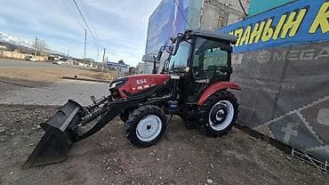 Минитрактор с кабиной и фронтальным погрузчиком. Основные at lalafo.kg Минитрактор с кабиной и фронтальным погрузчиком. Основные
