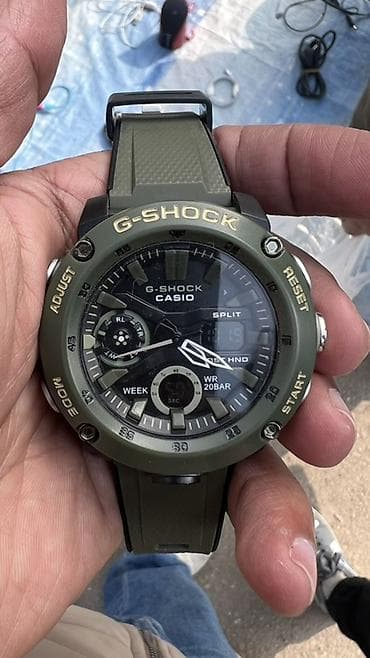 Башка кол сааттар: Спорттук сааттар саат, Casio (G-Shock), Таймер жана секунда өлчөгүч, Суу өткөрбөөчү, Эркектердики lalafo.kg да — 2 Башка кол сааттар: Спорттук сааттар саат, Casio (G-Shock), Таймер жана секунда өлчөгүч, Суу өткөрбөөчү, Эркектердики — 2