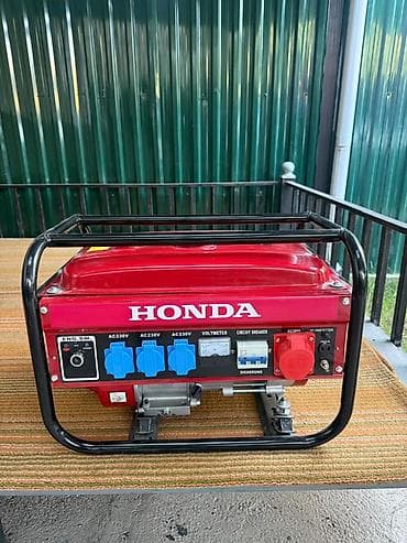 Бензиновый генератор Honda (переносной, рамный) Описание и at lalafo.kg — 1 Бензиновый генератор Honda (переносной, рамный) Описание и — 1