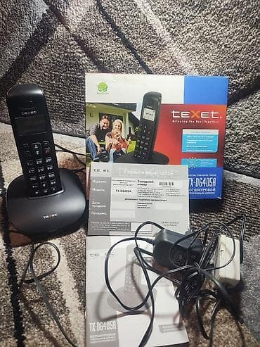 Продается городской телефон Texet TX-D6405 (новый, полностью рабочий at lalafo.kg Продается городской телефон Texet TX-D6405 (новый, полностью рабочий