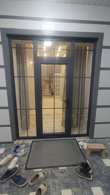 Алюминиевое окно на заказ, Тип окна: Балконные, Декоративные особенности: Другие особенности, Платная установка, Без рассрочки at lalafo.kg Алюминиевое окно на заказ, Тип окна: Балконные, Декоративные особенности: Другие особенности, Платная установка, Без рассрочки