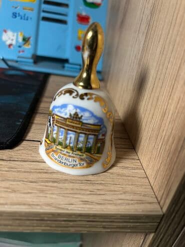 Колокольчик фарфор. Германия. Окончательно at lalafo.kg Колокольчик фарфор. Германия. Окончательно