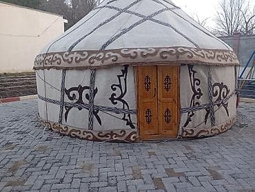 Аренда юрты, Каркас Деревянный, 65 баш, Казан, С полом, Самовар at lalafo.kg Аренда юрты, Каркас Деревянный, 65 баш, Казан, С полом, Самовар