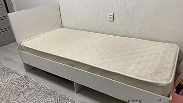 Односпальная кровать с матрасом -Размеры кровати 2000 * 900 - Размер at lalafo.kg Односпальная кровать с матрасом -Размеры кровати 2000 * 900 - Размер