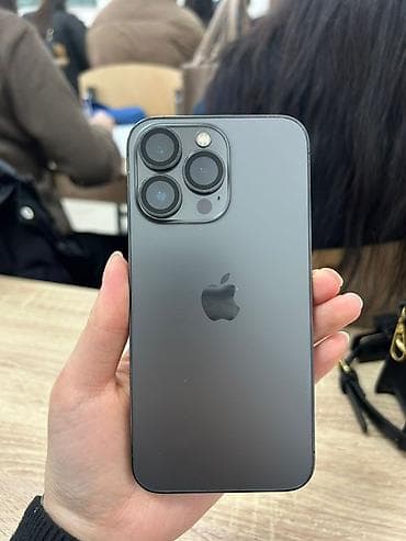 IPhone 13 Pro, Б/у, 256 ГБ, Black Titanium, Зарядное устройство, Чехол, Кабель, 82 % at lalafo.kg IPhone 13 Pro, Б/у, 256 ГБ, Black Titanium, Зарядное устройство, Чехол, Кабель, 82 %